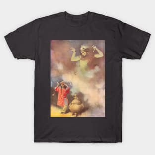 Vintage Fairy Tales, Genie from Aladdin and the Wonderful Lamp T-Shirt